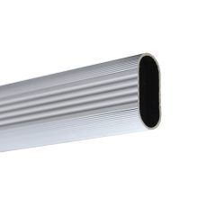 TUBO OVALADO 3MTS ASTRIADO ALUMINIO
