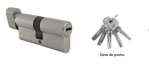 CILINDRO LLAVE-MARIPOSA DE SEGURIDAD 120MM