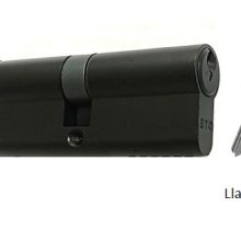 CILINDRO NEGRO PARA BAÑO LLAVE-MARIPOSA C80TK-N