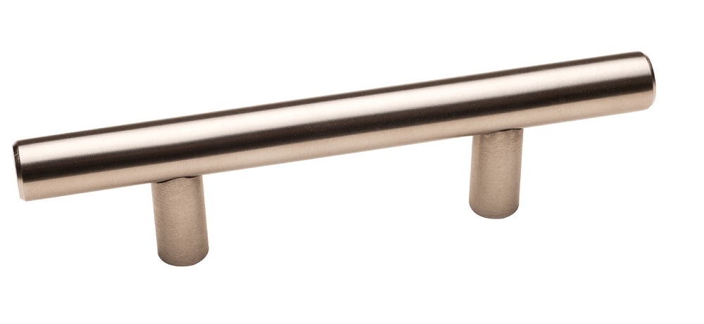 JALADERA TUBULAR HUECA ACBADO CROMO SATIN 192MM