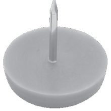 RESBALON CON CLAVO BASE CAFE 25MM 079-1071
