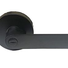 CERRADURAS MANIJAS MOD. TAMPICO 950 NEGRA PARA BAÑO