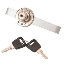 CERRADURA PARA 2 CAJONES CROMO 079-0230