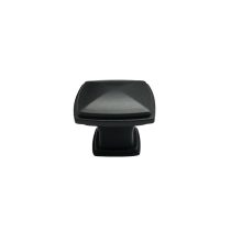 BOTON CUADRADO NEGRO MATE 30MM 079-1632
