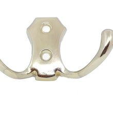 GANCHO PERCHERO LATON BRILLANTE 50MM 079-8057