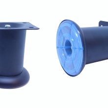 PATA NEGRA ACERO 50MM/80MM DIAMETRO-ALTURA
